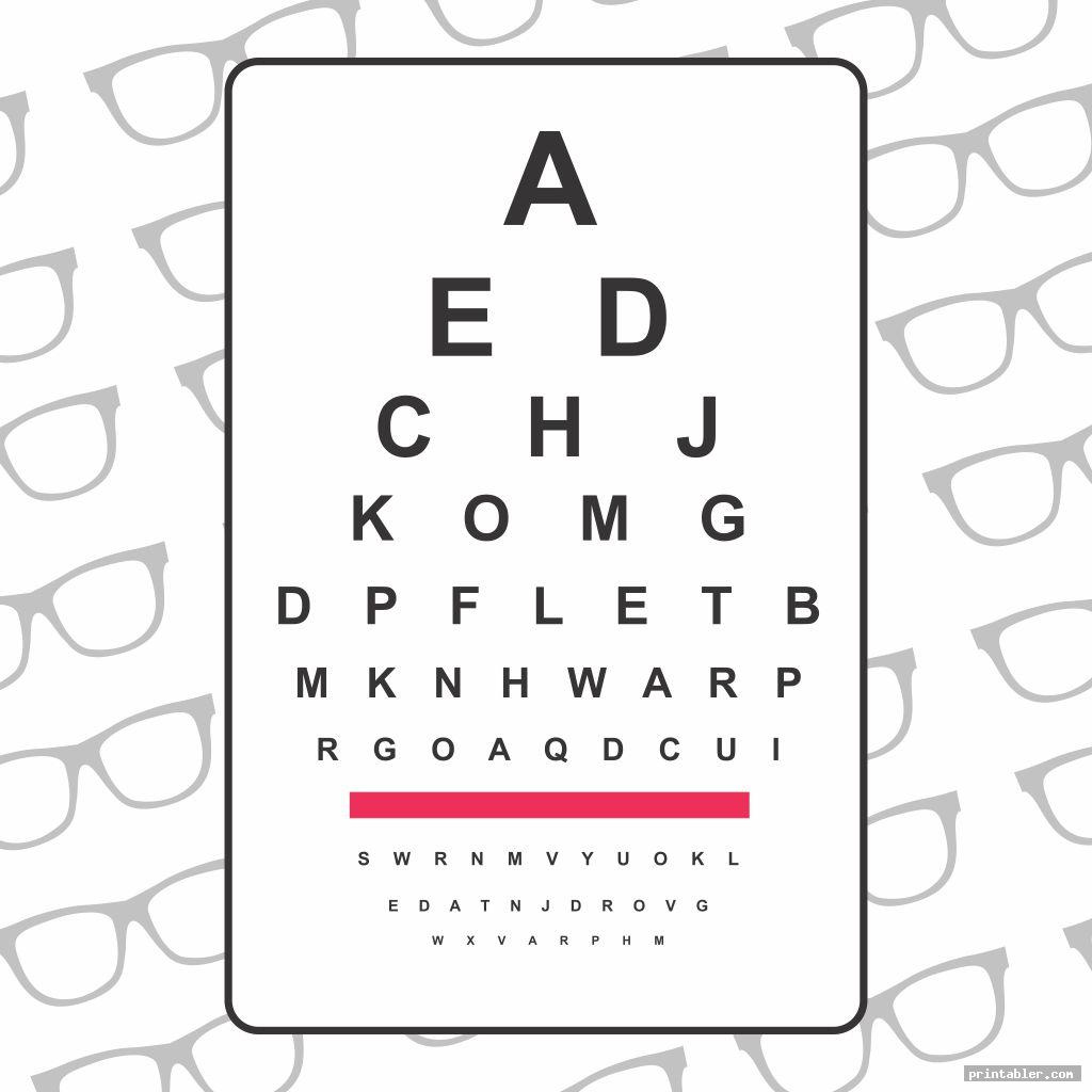 Pediatric Eye Chart Eye Chart Printable