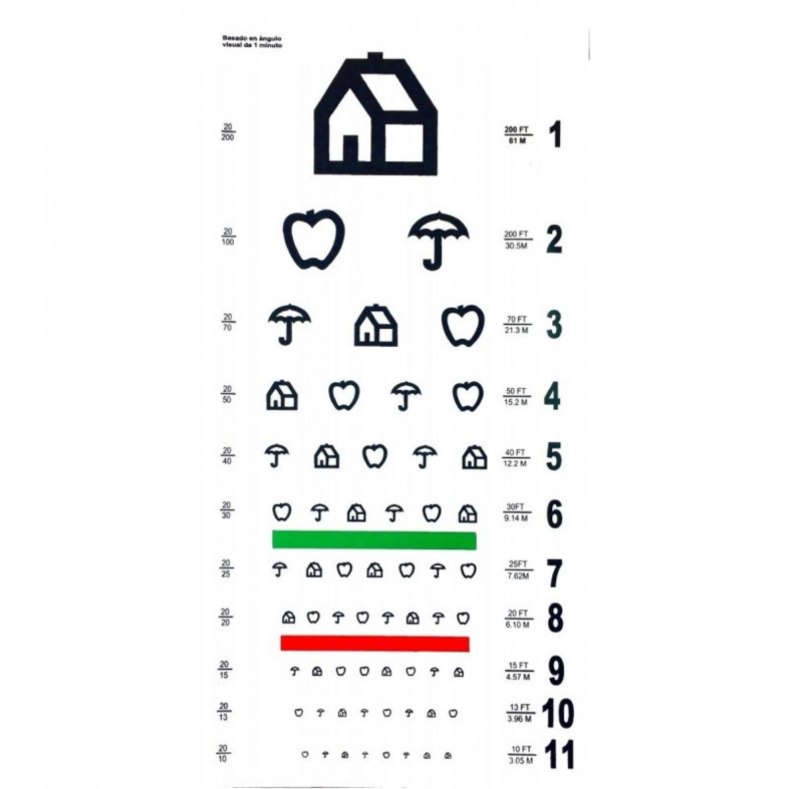 Tabla Snellen | Eye Chart Printable
