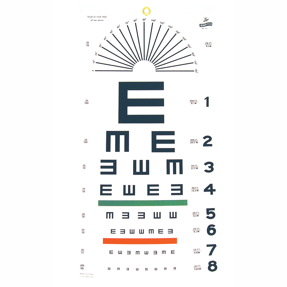 Tumbling E Eye Chart Eye Chart Printable