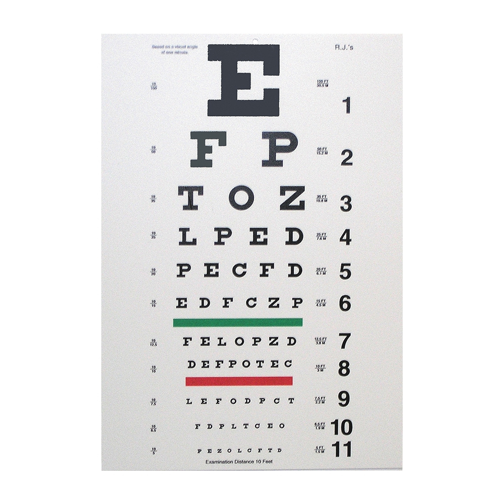 Eye Chart 10 Feet Ucansee E Eye Chart Visual Acuity Chart With Eye throughout Printable Eye Chart 10 Feet