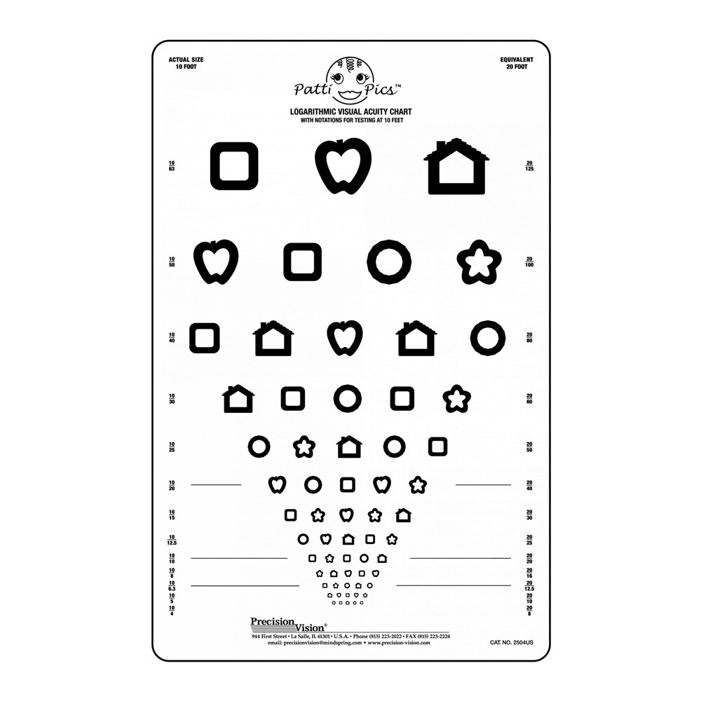 Symbol Tests / Illiterate Tests: Bernell Corporation regarding Reading Eye Chart Printable Free For Far Farsightedness