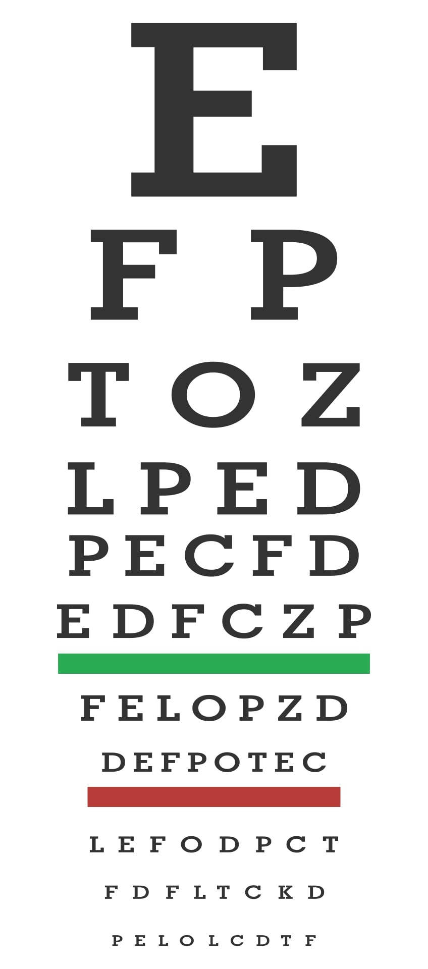 Visual Acuity Test 10 Feet 10 Foot Snellen Chart Printable | Eye intended for Printable Eye Chart 10 Ft